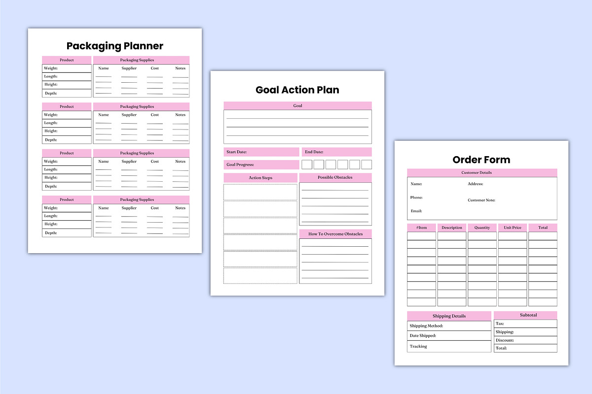 2026–2027 Small Business Planner, a Stationery Template by Shumaya (Photo 5 of 5)