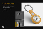 AirTag Keychain Mockup Set, a Wearable Device Mockup by ForgeDesign (Thumbnail 3 of 7)