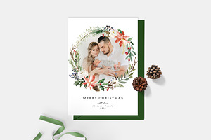 Christmas Card Template CD135