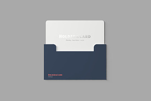 Holder And Card Mockups