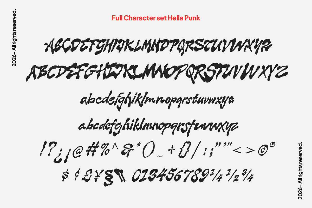 Hella Punk | Display Font, a Handwritten Font by Jolicia Type (Photo 8 of 9)