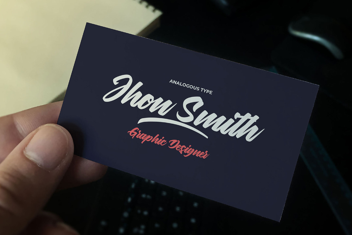 Kangchen, a Script Font by Analogous (Photo 2 of 12)