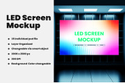 LED Screen Mockup PSD file, an Advertising Mockup by samsulpassive (Thumbnail 1 of 3)