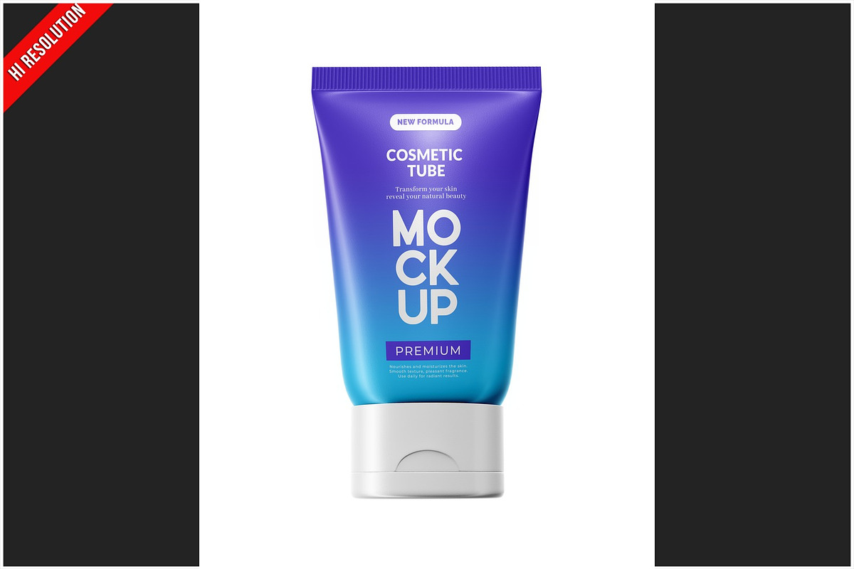 Squeeze 30ml Cosmetic Tube Mockup, an Advertising Mockup by Bruno's Shop (Photo 1 of 3)