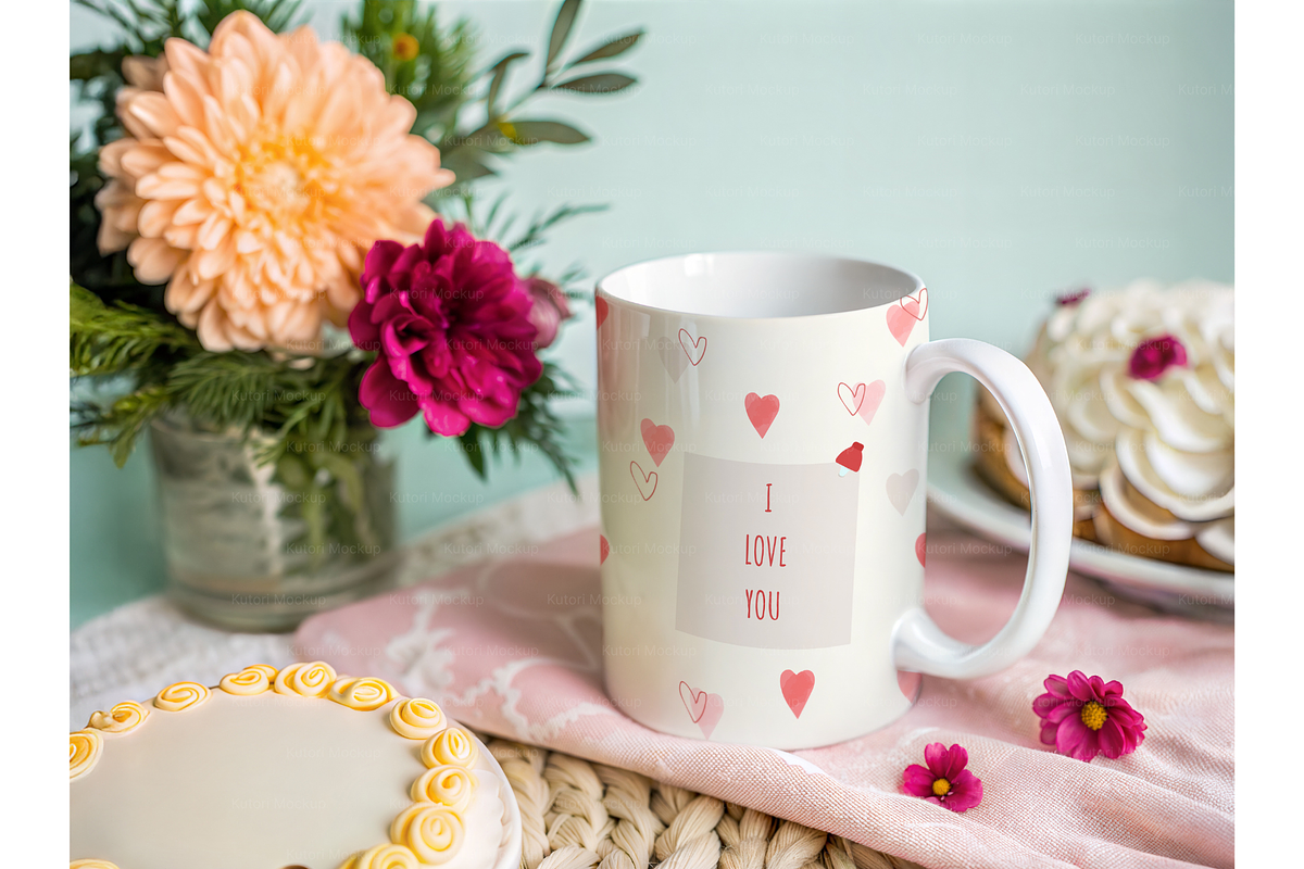 Mug Mockup with Sweets and Florals, a Product Mockup by MockupWizard (Photo 5 of 5)