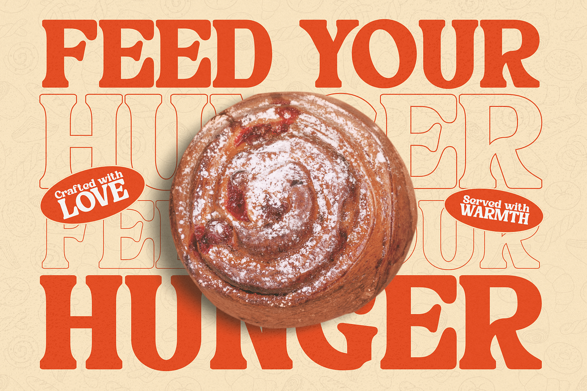 Hungry Food - Modern Logo Font, a Serif Font by Nirmana Visual (Photo 3 of 15)