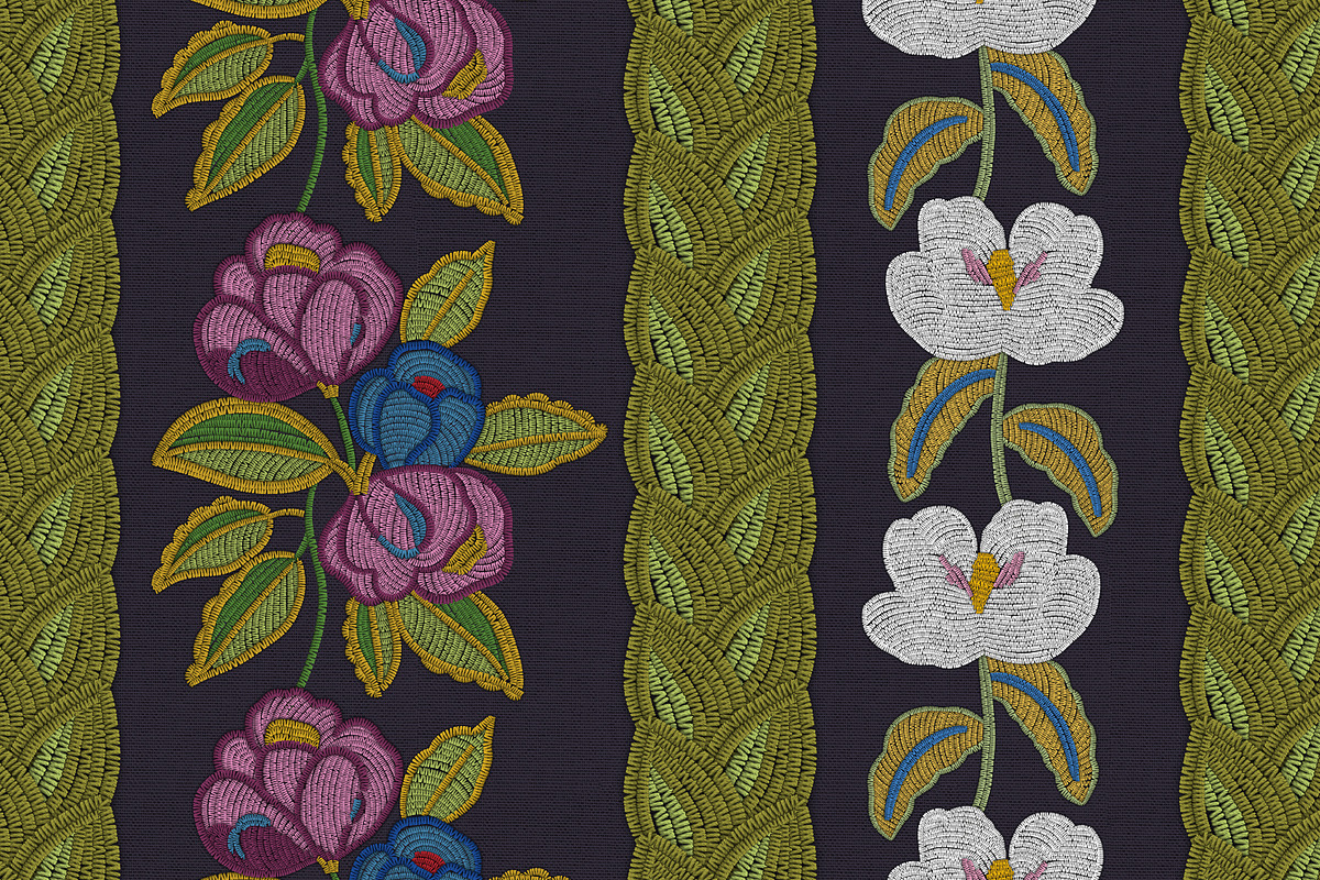 Procreate 3D Digital Embroidery #2, a Brush Add-On by Hanna Inaiáh (Photo 4 of 6)
