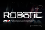 THREATS EMERGE - CYBER FONT, a Sans Serif Font by 177Studio (Thumbnail 4 of 8)