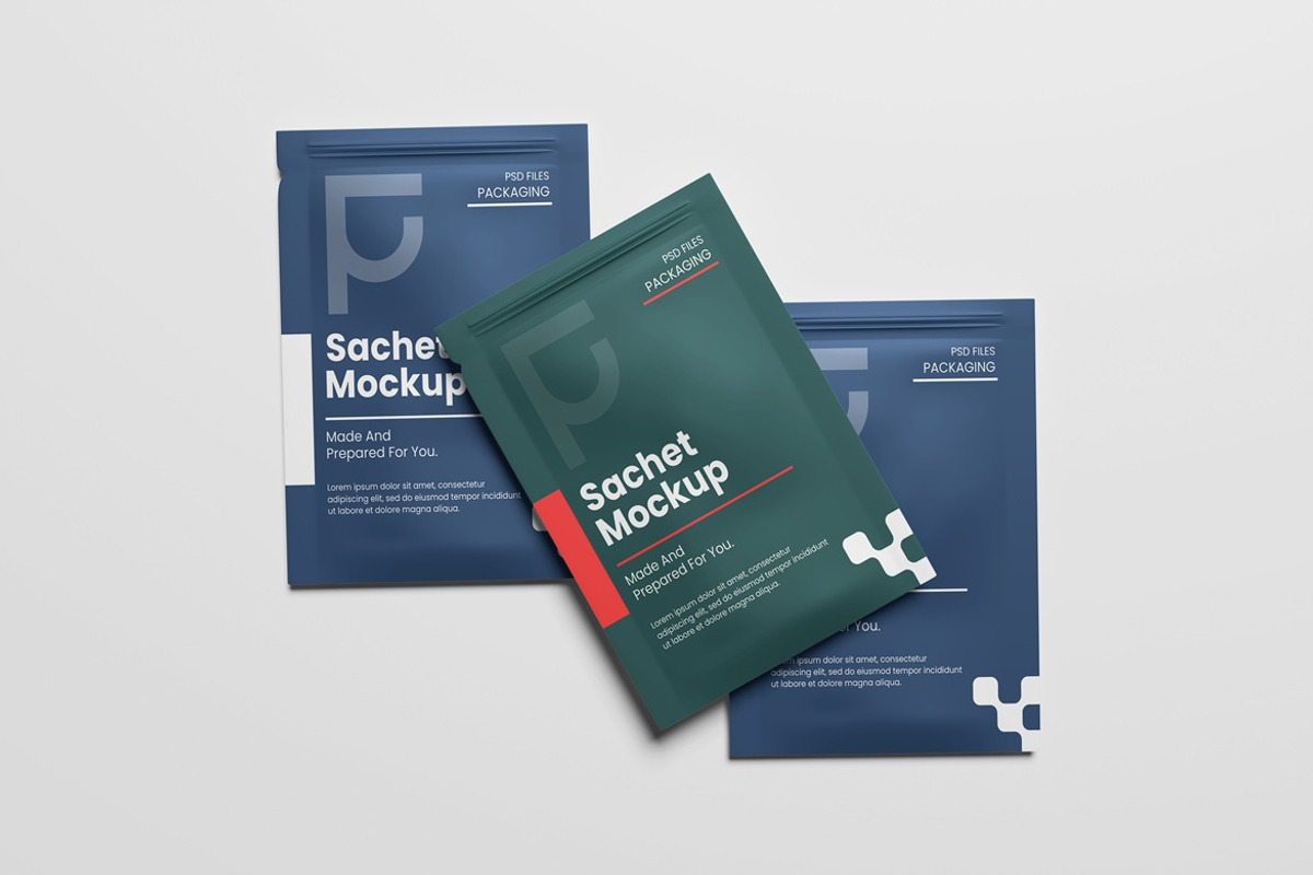 Sachet Package Mockup, a Packaging Mockup by AndikaGraphic (Photo 5 of 6)
