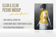 Clean & Clear Picture Mockup, a Product Mockup by Frisk Shop (Thumbnail 1 of 5)