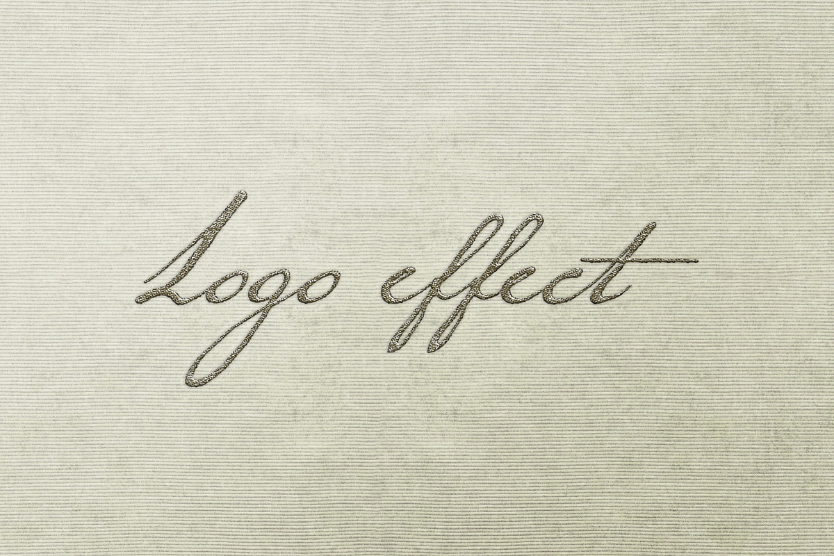 ODARA Embroidery Logo & Text Effect, a Texture Graphic by Universo Gaia @doyougaia (Photo 2 of 12)