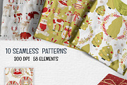 Very merry. Xmas patterns, a Pattern Graphic by Lineli (Thumbnail 8 of 11)