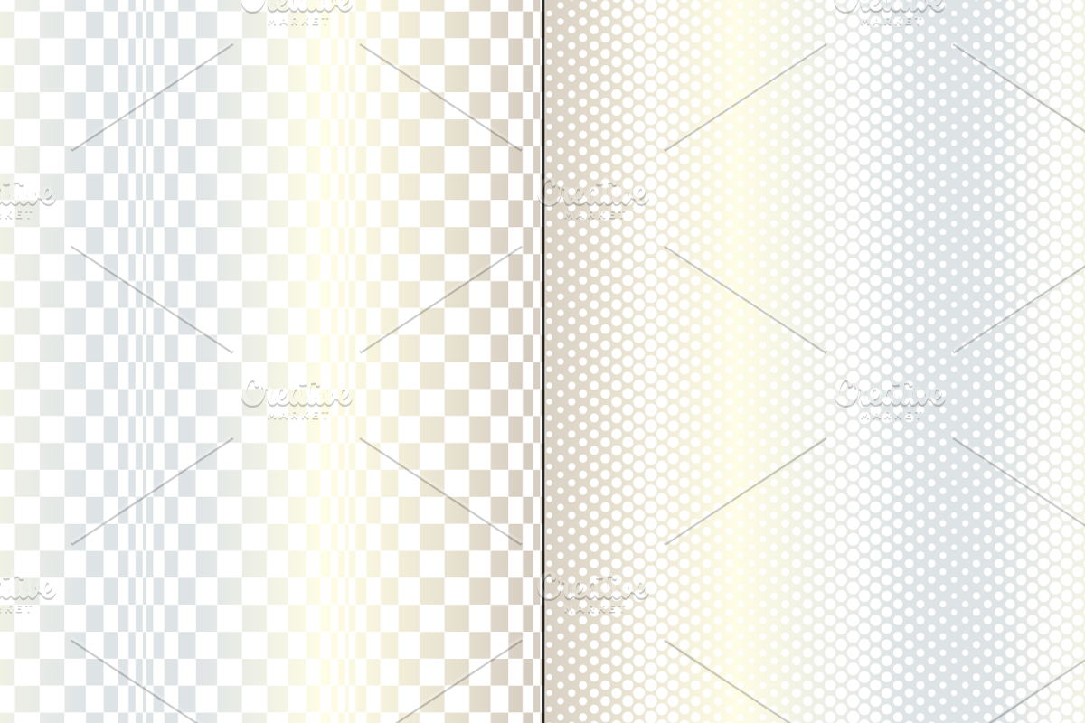Seamless Silver Op Art Patterns preview 5