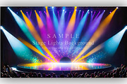 15 Stage Lights Background, a Background Graphic by NOMO DESIGN (Thumbnail 10 of 16)