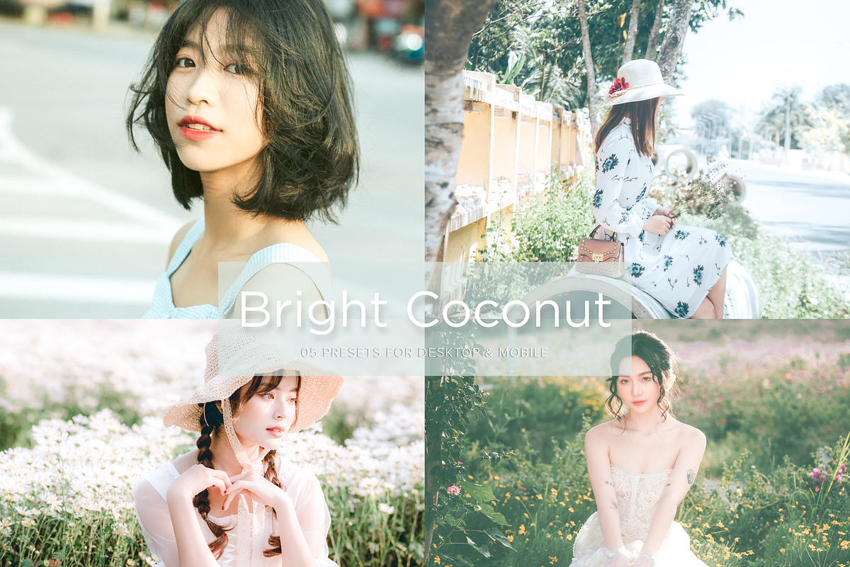 05 Bright Coconut Lightroom Presets, a Preset Add-On by RamsaGraphi (Photo 1 of 10)