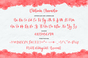 Victoria - Script Font, a Script Font by Balpirick Studio (Thumbnail 5 of 6)