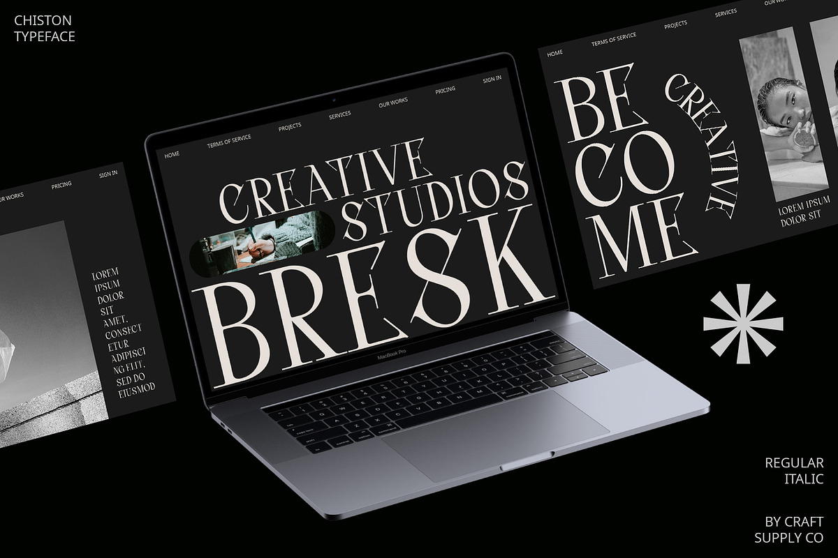Chiston – Serif Typeface, a Serif Font by Craft Supply Co. (Photo 6 of 8)