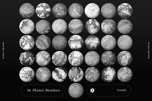 Planet Creator Procreate Brushes