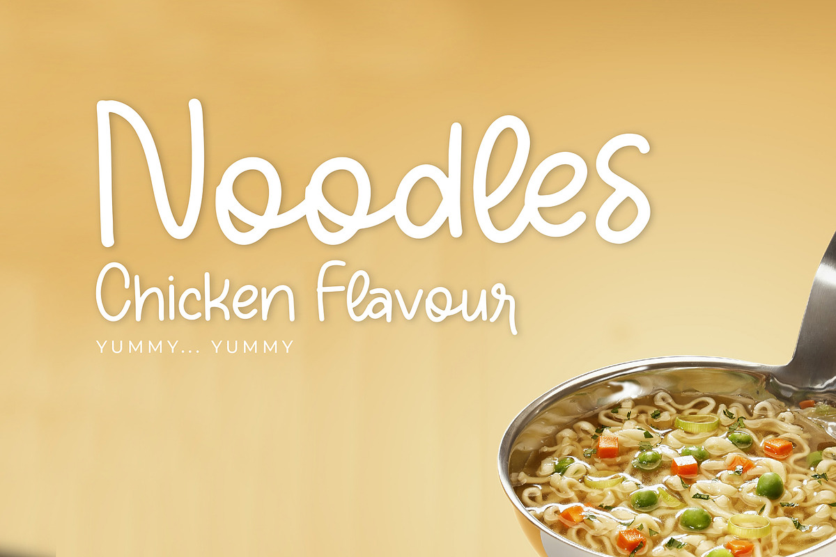 Orange Fresh Handwritten Font preview 6