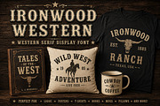 Ironwood Western, a Serif Font by Wow Magic (Thumbnail 3 of 5)