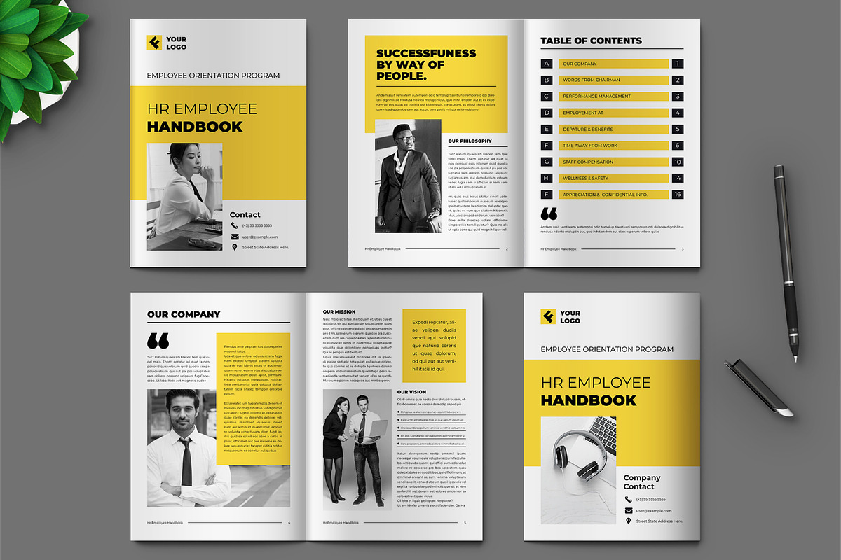 HR Employee Handbook Template