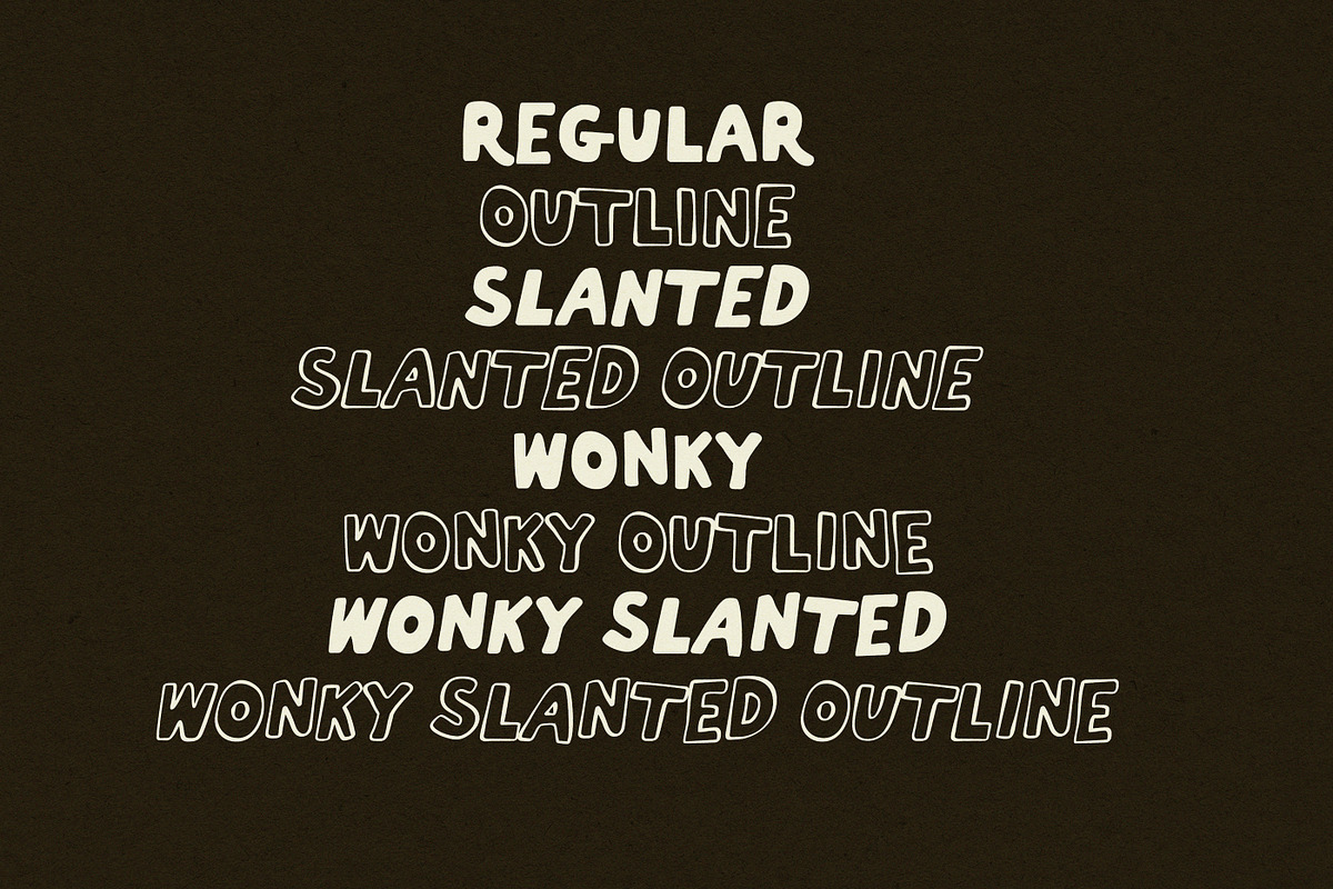 Pizza Club Font Family, a Handwritten Font by Nicky Laatz (Photo 8 of 11)