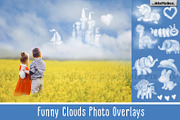 Funny Clouds Photo Overlays, an Object Graphic by MixPixBox (Thumbnail 1 of 3)