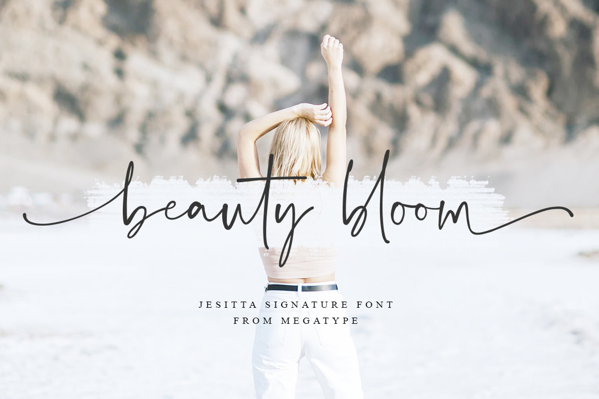 Jesitta Signature, a Script Font by Megatype (Photo 3 of 8)