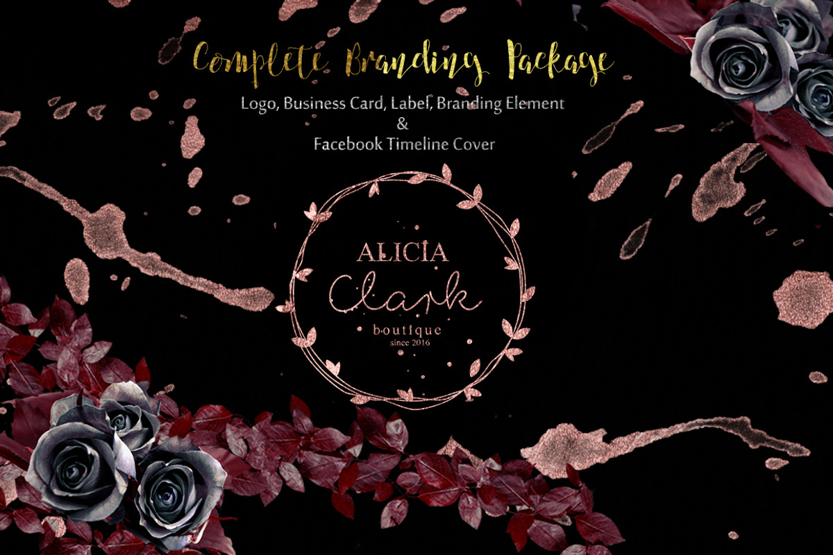 Feminine Logo with Branding Package, a Branding & Logo Template by Design Dock (Photo 1 of 7)