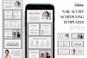Nail Tech Acuity Scheduling • Canva, a Websites & App Template by OniriqveDesigns (Thumbnail 1 of 8)