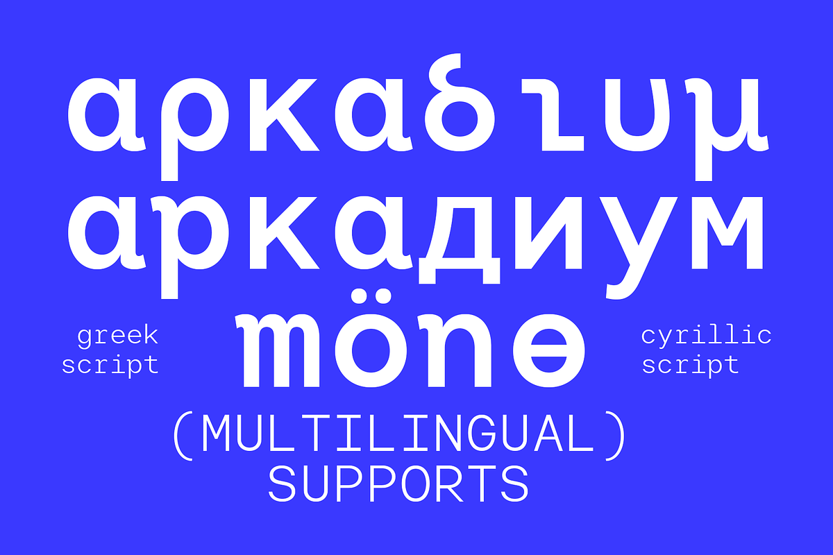 Arcadium Mono - Precision Family, a Sans Serif Font by Jehoo Creative (Photo 11 of 12)