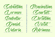 Matchengis Brush Handwritten Font, a Script Font by stylishtype.co (Thumbnail 15 of 20)