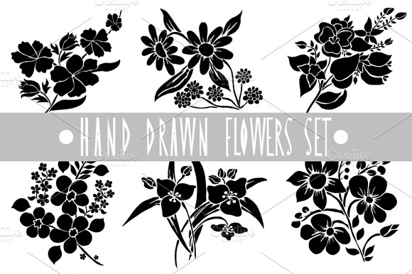 27 Flowers and Patterns Set preview 6