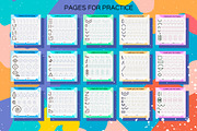 Tracing Lines & Shapes, Worksheets., an Education Illustration by Masherdraws (Thumbnail 2 of 4)