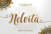 Nelvita Script (Duo Font + Extra), a Script Font by khurasan (Thumbnail 1 of 8)