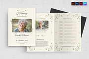 Funeral Program Template, a Flyer Template by BrandPacks (Thumbnail 1 of 5)