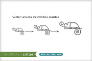 Minimal critter icons, an Outline Icon by Picture Window (Thumbnail 4 of 5)
