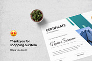 Certificate Template, a Stationery Template by Panen Creative (Thumbnail 3 of 3)