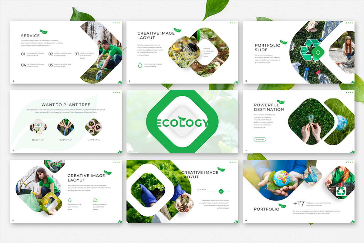 Ecology Powerpoint Template, a Presentation Template by Jegtheme