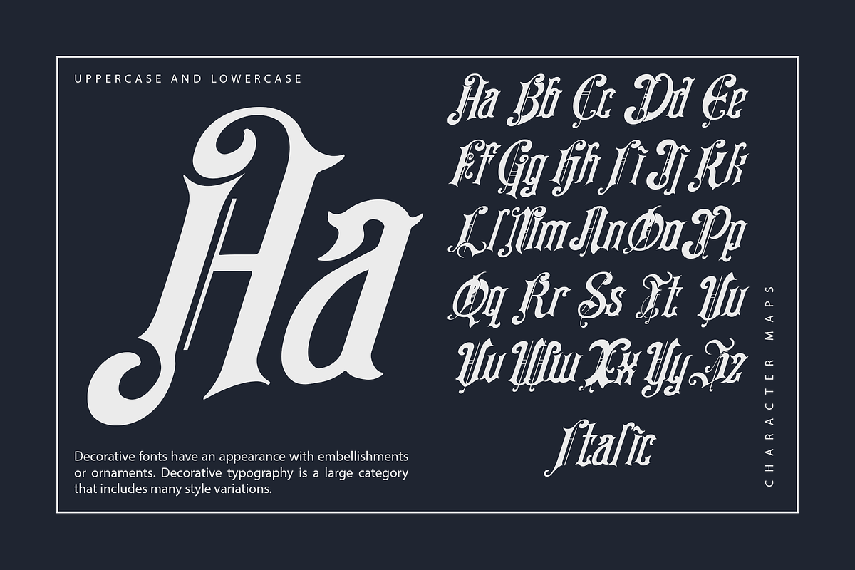DarkPower-Modern Decorative Typeface, a Handwritten Font by overlaytemplates (Photo 6 of 7)