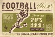 Retro football, an Illustration by Retro Machine (Thumbnail 1 of 13)