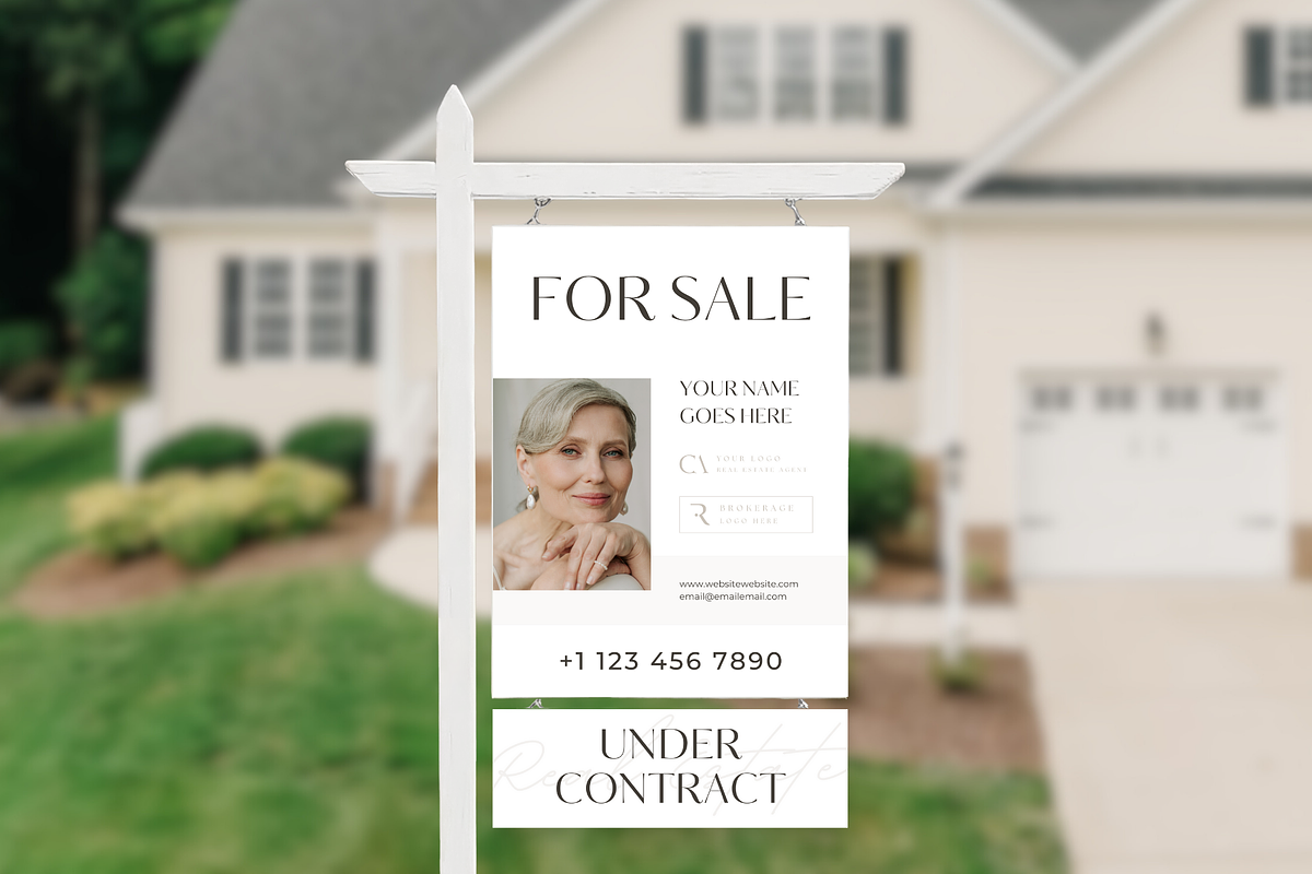 Real Estate Yard Sign For Sale, a Marketing Template by EstateElements (Photo 5 of 7)