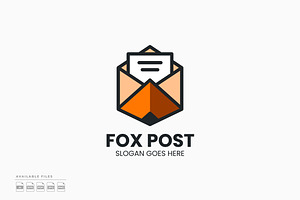 Fox Post Logo, a Branding & Logo Template by Zeer Graphic
