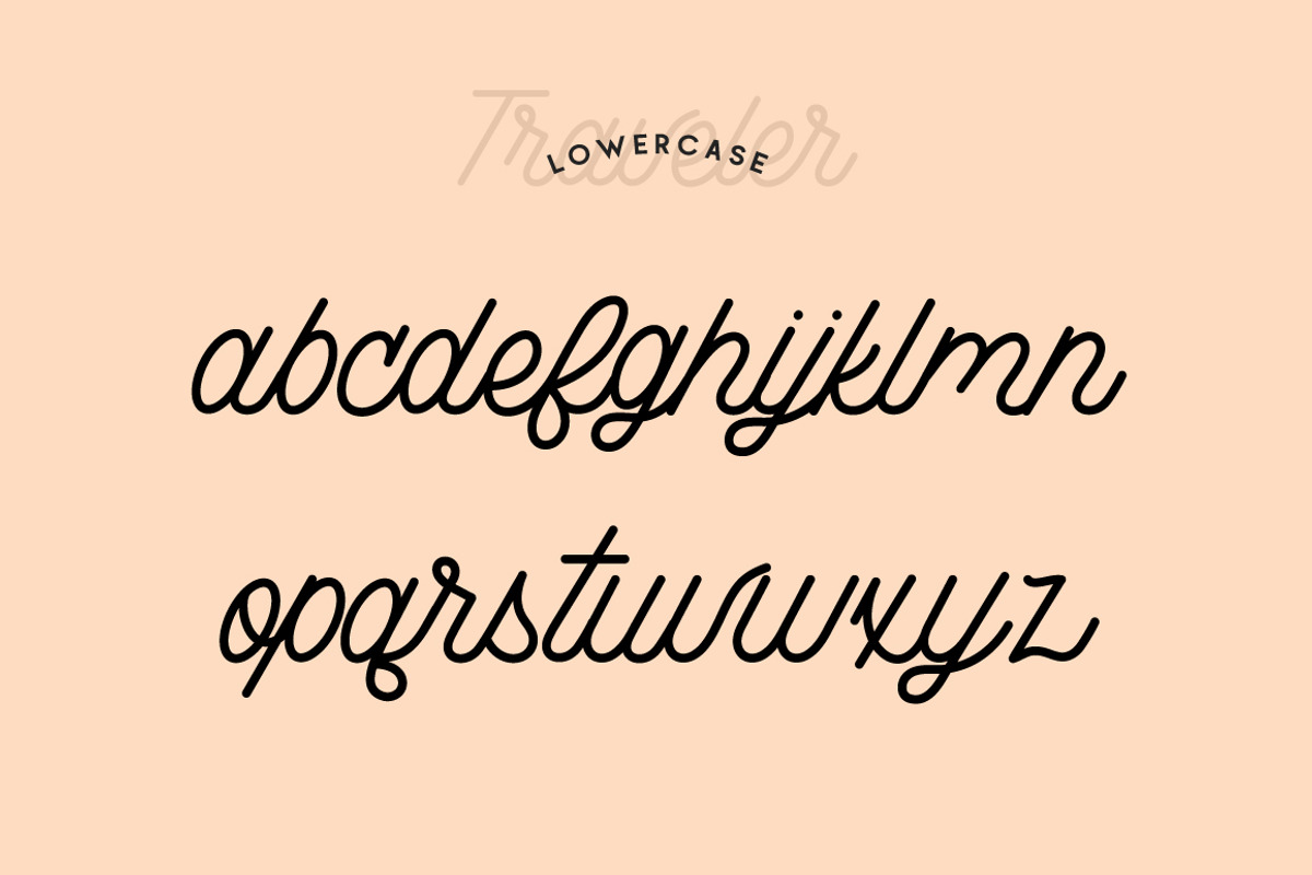 Traveler - Script & Sans Serif Duo, a Script Font by The Routine Creative (Photo 4 of 10)