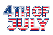 Happy 4TH JULY Typography Design, an Empty State Illustration by VetalStock (Thumbnail 2 of 3)