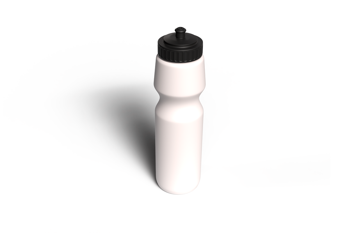 Sport Plastic Bottle 3D Model, an Object 3D Model by Casa Mandarina (Photo 2 of 6)