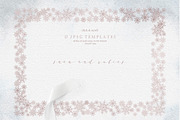 Snow and Rubies - Christmas Set, an Object Graphic by DigitalDream (Thumbnail 8 of 10)