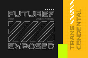 Stoidnet - Futuristic Display Font