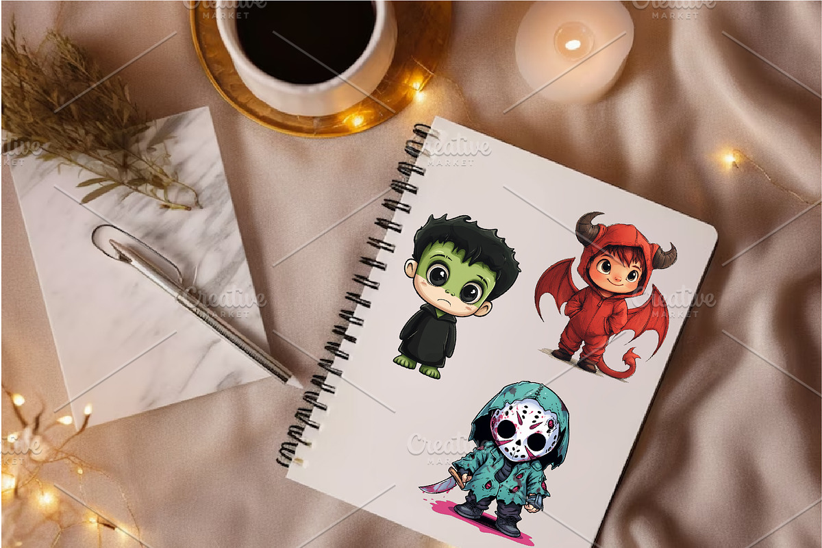 Big bundle of Halloween characters., an Animal Illustration by KENO Mascots (Photo 10 of 12)