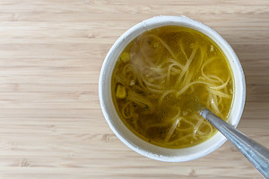 Instant Ramen Noodles In A Cup, a Food & Drink Photo by THP Creative